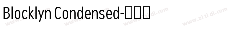 Blocklyn Condensed字体转换 Blocklyn Condensed字体转换